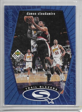 Damon Stoudamire 1998-99 UD Choice Starquest Blue #SQ22