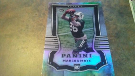 2017 PANINI ROOKIE MARCUS MAYE NEW YORK JETS FOOTBALL CARD# 135