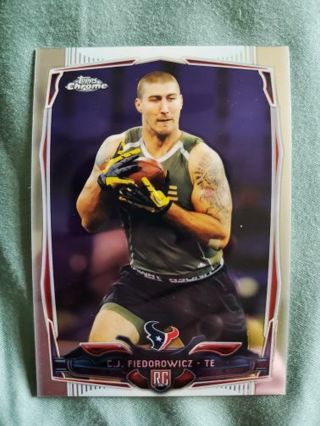 2014 Topps Chrome Rookie C.J. Fiedorowicz