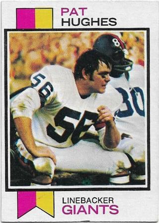 1973 TOPPS PAT HUGHES CARD