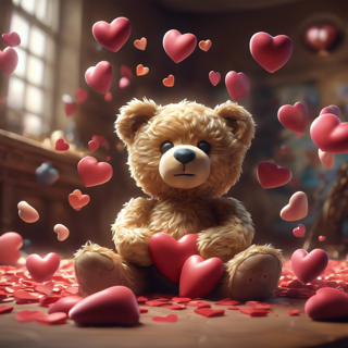 Listia Digital Collectible: Huggy Heart Bear