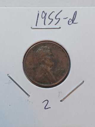 1955-D Lincoln Wheat Penny! 41.2