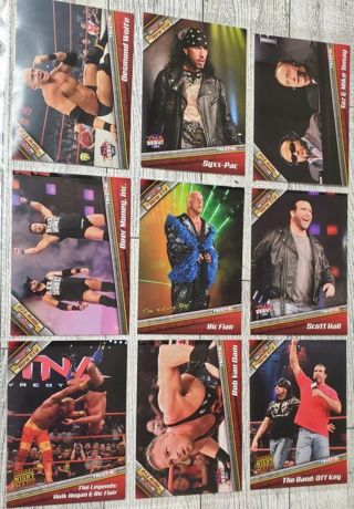 9 TNA Wrestling Cards