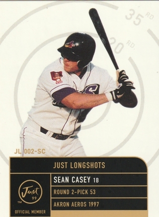 1999 Just Minors Promos Sean Casey (Just Longshots)