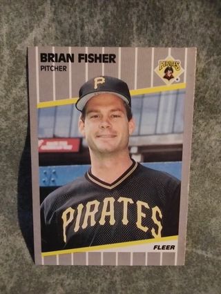 Baseball Trading Card Fleet Brian Fisher