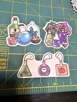 3 potion stickers