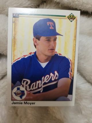 RANGERS JAMIE MOYER SPORTS CARD PLUS 2 MYSTERY CARDS