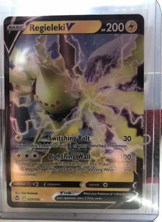 NM Ultra Rare Regileikiki V Pokemon card TCG SWSH Pokemon