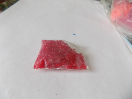 Baggie  small red cooking crystals for making suncatchers