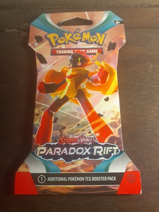++NEW++ GIN gets 1 Free identical pack /Pokemon Scarlet & Violet: Paradox Rift Booster Pack(s)
