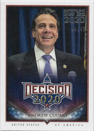 2020 Decision 2020 Election Day Stamped #481 Andrew Cuomo 44/45