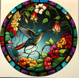 Hummingbird - 3 x 3” MAGNET - GIN ONLY