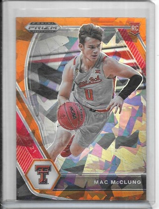 Mac McClung 2021-22 Prizm Draft Prizms Orange Ice #39