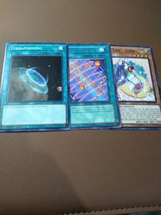 3 Random Yu-Gi-Oh Cards