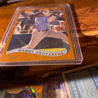 2020 topps randy arozarena rookie baseball card 