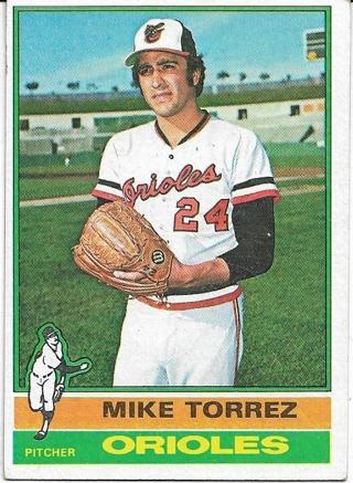 1976 TOPPS MIKE TORREZ CARD