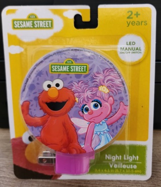 RESERVED - NEW - Sesame Street - Elmo & Abby LED Night Light 