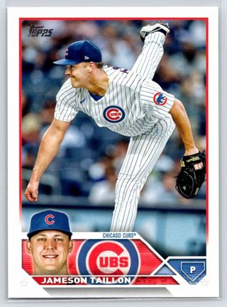 2023 Topps #384 Jameson Taillon Chicago Cubs Baseball Card