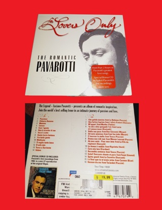 sealed audio cd the romantic pavarotti bonus cd new