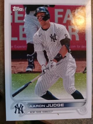 2022 TOPPS SUPERSTAR AARON JUDGE NEW YORK YANKEES BASEBALL CARD# NYY-1 TEAM SET