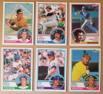 1983 Topps Traded 15 different Cards - All Listed