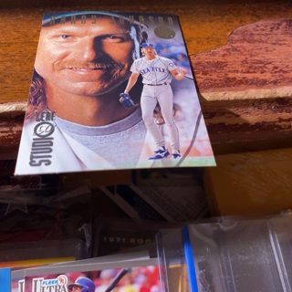 1996 leaf studio randy Johnson baseball card 