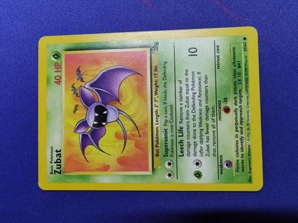 Pokemon Fossil Set Zubat 57/62 #1