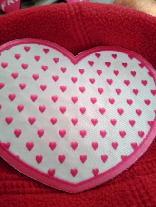 Pink Iron-On Body Part Clothing Patch