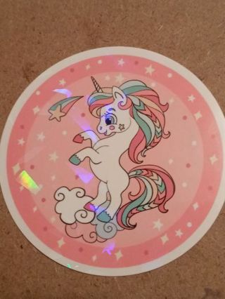 Unicorn beautiful new big vinyl sticker no refunds regular mail only Very nice these are all nice