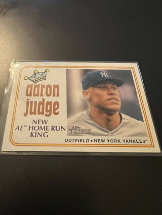 Aaron Judge Homerun King 2023 Topps #1 New York Yankees