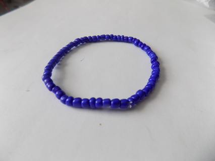 Navy Blue Bracelet E beads