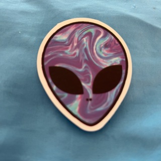 Alien sticker 