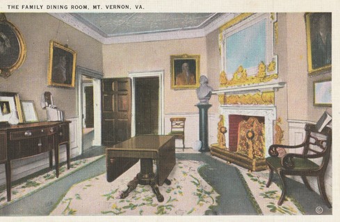 Vintage Unused Postcard: gin a: Mount Vernon, VA