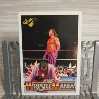 WWF Classic 1990 WrestleMania Brutus The Barber with The Genius Card #128 WWE