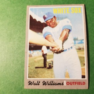 1970 - TOPPS BASEBALL CARD NO. 395 - WALT WILLIAMS - WHITE SOX