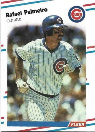 1988 FLEER RAFAEL PALMEIRO CARD