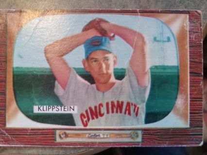 EARLY 1950S JOHNNY KLIPPSTEIN CINCINNATI RED LEGS BASEBALL# 152