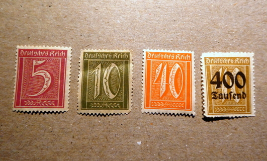 4 -MNH OG German Postage Stamps #2. 