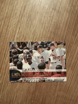 Upperdeck USA Baseball