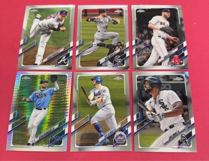 2021 Topps Chrome baseball lot