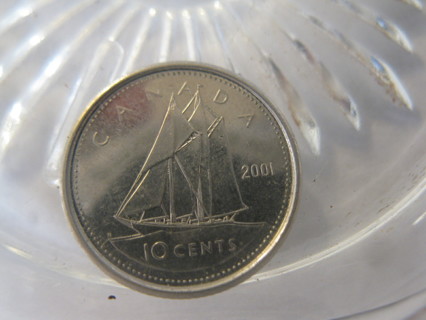 (FC-890) 2001-P Canada: 10 Cents