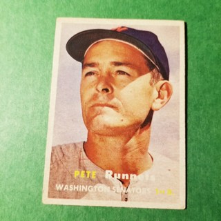 1957 TOPPS BASEBALL CARD - NO. 64 - PETE RUNNELS - SENATORS