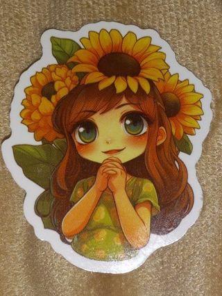 Adorable new one vinyl laptop sticker no refunds regular mail very nice quality