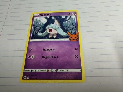 Pokemon Promo Trick or Trade Hatenna