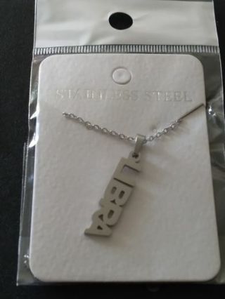 RELIST - I FOUND THEM - STAINLESS STEEL "LIBRA" NECKLACE