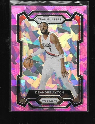 2023 PRIZM DeANDRE AYTON #53 PINK CRACKED ICED