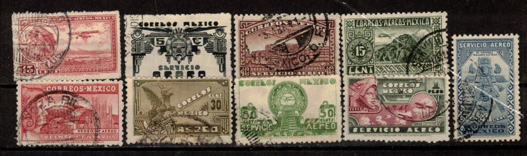 Mexico Old Airmail Stamps