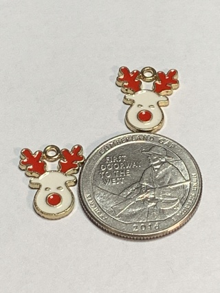 CHRISTMAS CHARMS~#59~SET OF 2 CHARMS~SET 2~FREE SHIPPING!