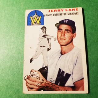 1954 - TOPPS BASEBALL CARD NO. 97 - JERRY LANE - SENATORS