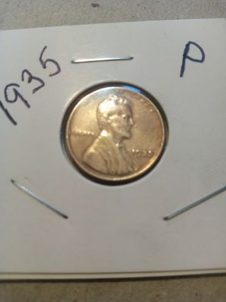 1935-P. COPPER LINCOLN WHEAT PENNY'.. HIGH BIDDER WINS